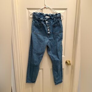 Stylish High-Rise Denim Jeans